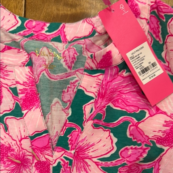 Lilly Pulitzer Vibrant Pink Floral Dress XS NWT - Picture 3 of 5